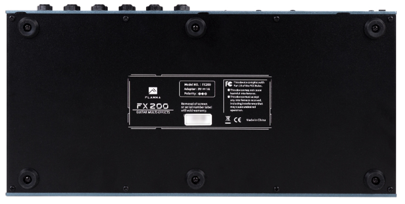 Flamma Fx200 Guitar Multi Effects Galaxy Blue - Multieffecten Pedaal voor Electrische Gitaar - Variation 5