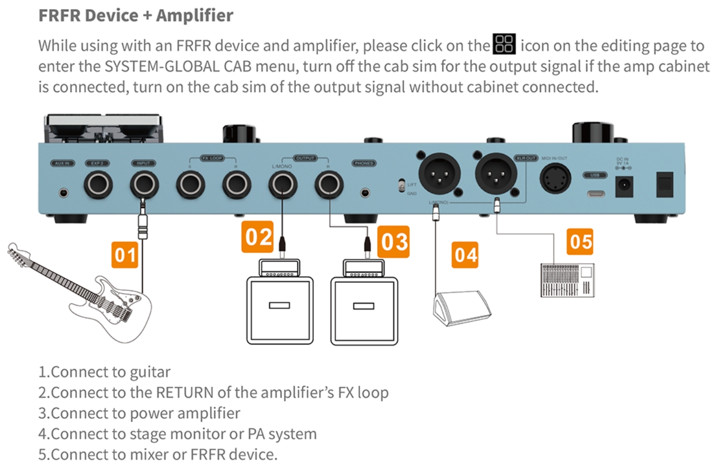 Flamma Fx200b (rechargeable Battery) Guitar Multi Effects Nebula Green - Multieffecten Pedaal voor Electrische Gitaar - Variation 7