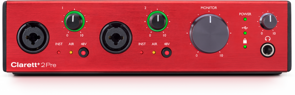 Focusrite Clarett + 2 Pre - USB audio-interface - Main picture