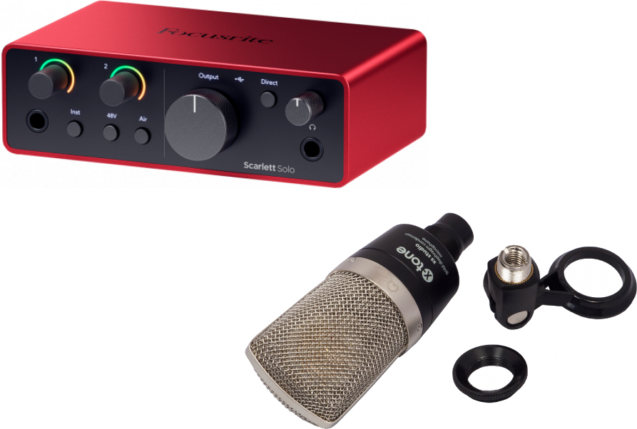 Focusrite Scarlett Solo G4  + (xs-studio) - Home studio set - Main picture