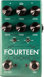 Overdrive/distortion/fuzz effectpedaal Fortin amps Fourteen Dual Boost Overdrive