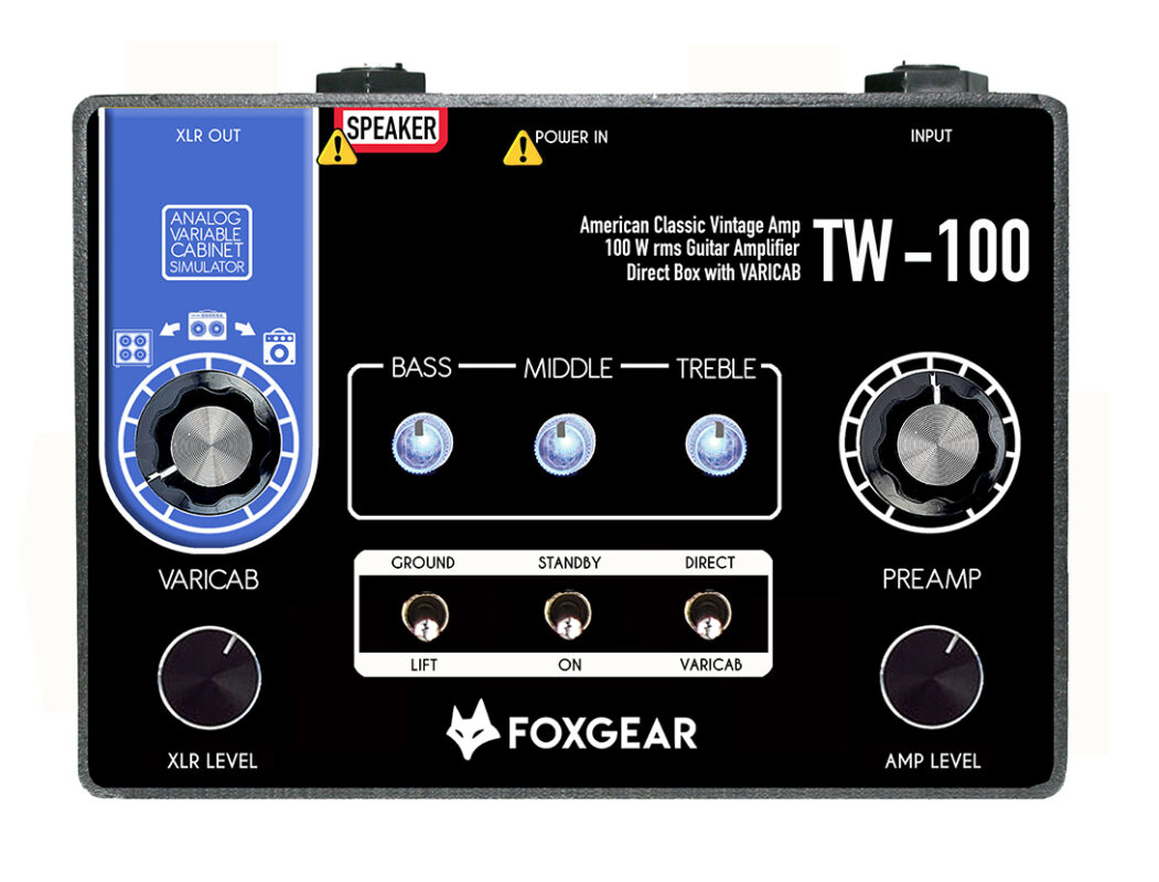 Foxgear Tw-100 Miniamp 100w 4 Ohm - Gitaarversterker top - Main picture