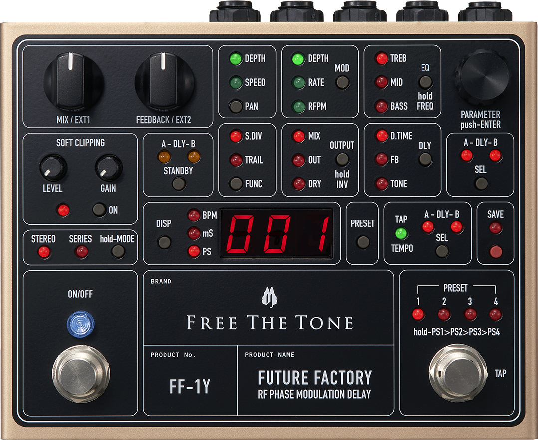 Free The Tone Future Factory Digital Delay - Reverb/delay/echo effect pedaal - Main picture