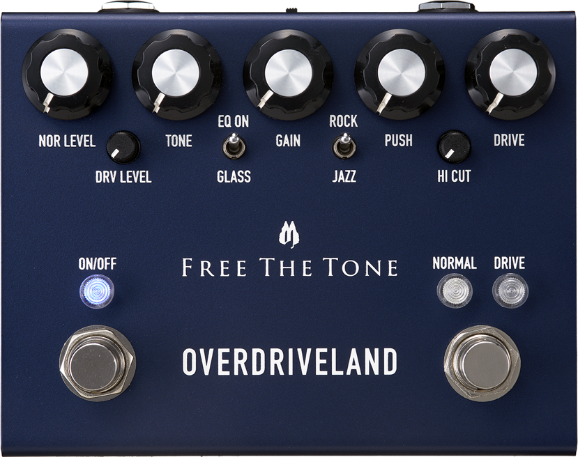 Free The Tone Overdriveland Dual Overdrive - Overdrive/Distortion/fuzz effectpedaal - Main picture