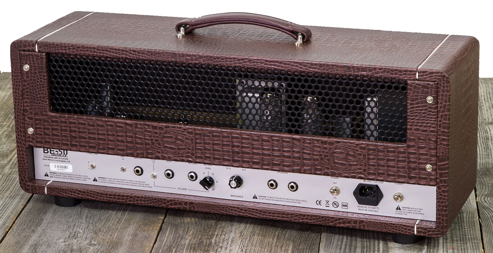 Friedman Amplification Be50 Deluxe Head 25/50w El34 Brown Gator Tolex - Gitaarversterker top - Variation 6