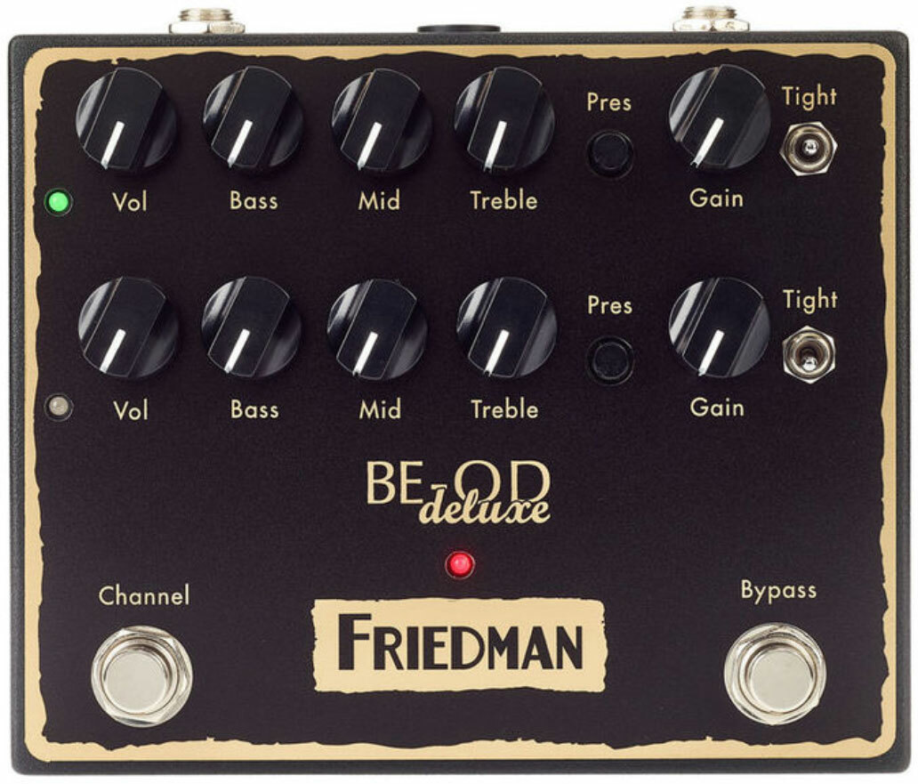 Friedman Amplification Be-od Deluxe Pedal Overdrive - Overdrive/Distortion/fuzz effectpedaal - Main picture