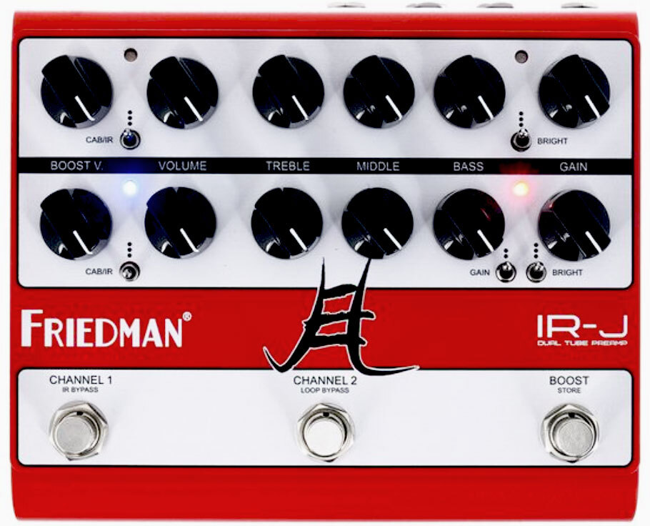 Friedman Amplification Jake E Lee Ir-j Dual Tube Preamp Signature - Elektrische gitaar voorversterker in rack - Main picture