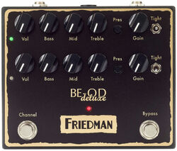 Overdrive/distortion/fuzz effectpedaal Friedman amplification BE-OD Deluxe Overdrive