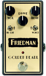 Overdrive/distortion/fuzz effectpedaal Friedman amplification Golden Pearl Overdrive