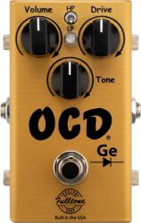 Overdrive/distortion/fuzz effectpedaal Fulltone OCD GE Gold Limited Edition