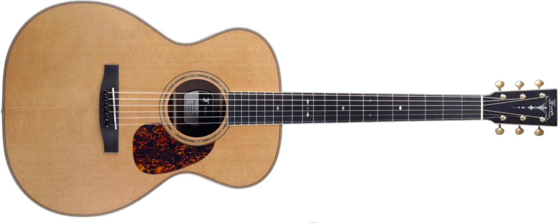 Furch Vintage 2 Sr A Om Lorchestra Epicea Palissandre Eb - Full-pore Vintage Natural - Folk gitaar - Main picture