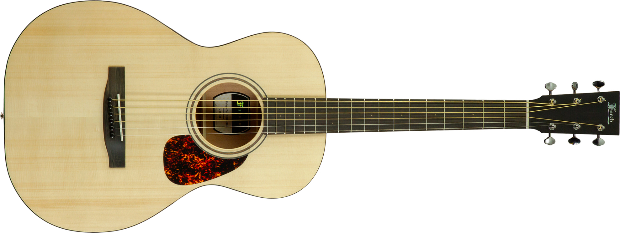 Furch Vintage Pure Em A Ooms Grand Concert Shsc Epicea Acajou Eb - Natural Open-pore - Folk gitaar - Main picture