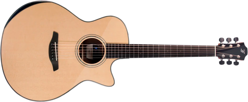Furch Yellow Deluxe Sr A Gc Lrb1 43mm Grand Auditorium Epicea Palissandre Eb - Full-pore High-gloss Natural - Folk gitaar - Main picture