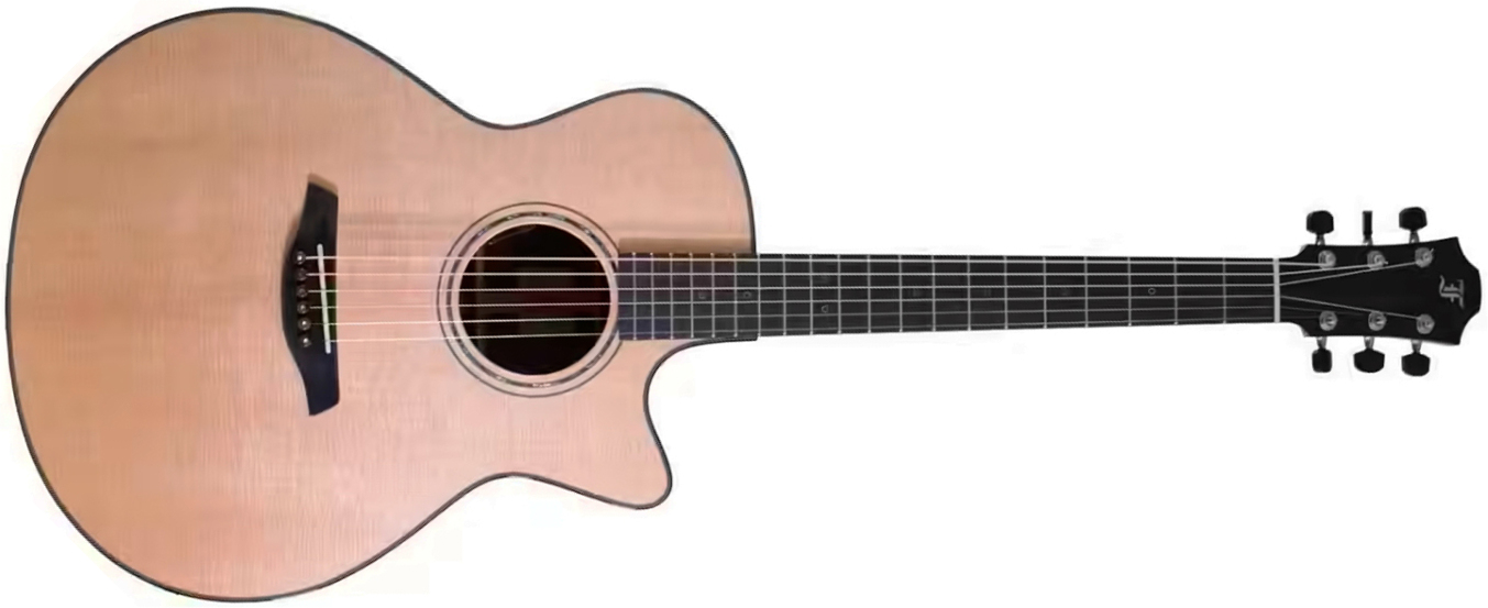 Furch Yellow Sr Gc Lrb1 Grand Auditorium Cw Epicea Palissandre Eb - Full-pore High-gloss Natural - Folk gitaar - Main picture