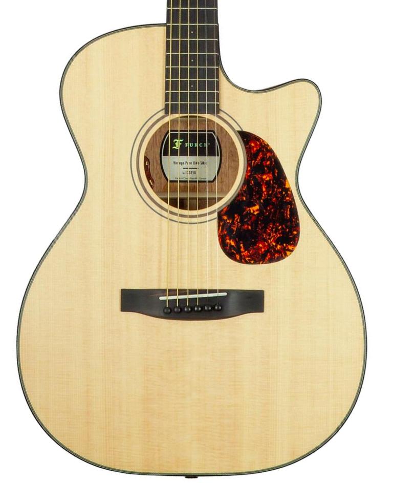 Folk gitaar Furch Vintage Pure SM OMc (LRB1) - Natural open-pore