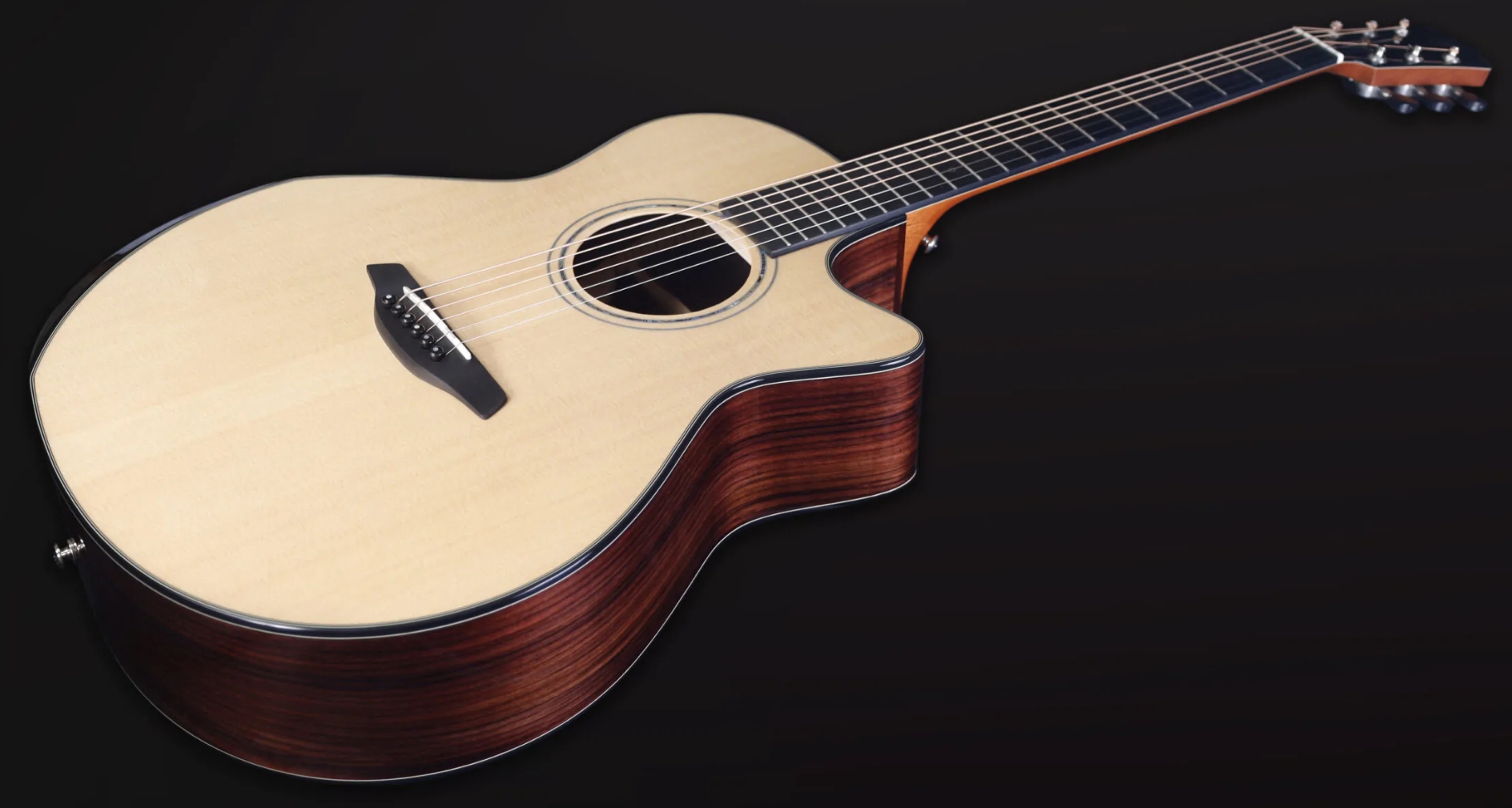 Furch Yellow Deluxe Sr A Gc Lrb1 43mm Grand Auditorium Epicea Palissandre Eb - Full-pore High-gloss Natural - Folk gitaar - Variation 3