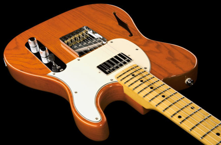G&l Asat Classic Bluesboy Semi-hollow Tribute Hs Ht Mn - Clear Orange - Semi hollow elektriche gitaar - Variation 2