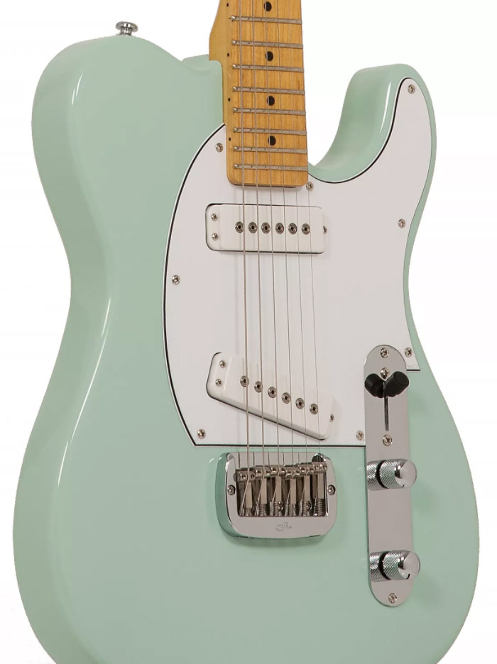 G&l Asat Special Tribute Ss Ht Mn - Surf Green - Televorm elektrische gitaar - Variation 2