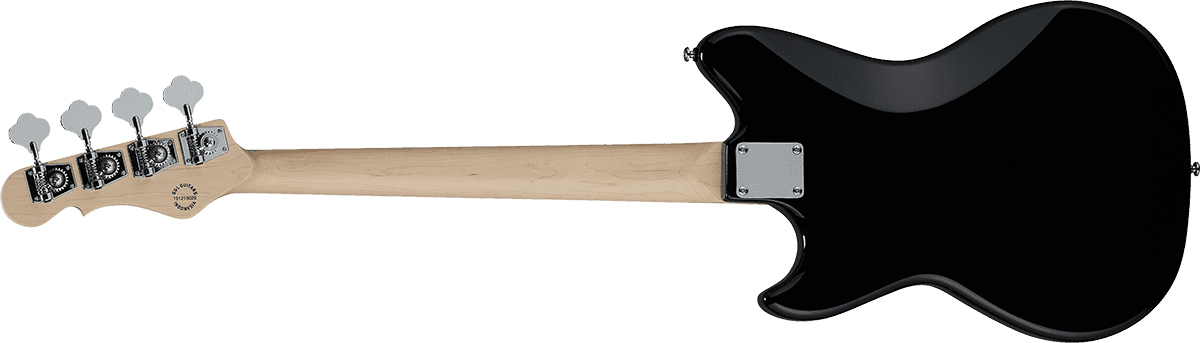 G&l Fallout Shortscale Bass Tribute Jat - Jet Black - Solid body elektrische bas - Variation 1