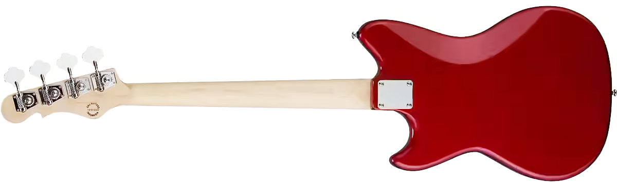 G&l Fallout Shortscale Bass Tribute Shsc Rw - Candy Apple Red - Solid body elektrische bas - Variation 1