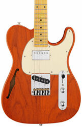 Semi hollow elektriche gitaar G&l Tribute ASAT Classic Bluesboy Semi-Hollow - Clear orange