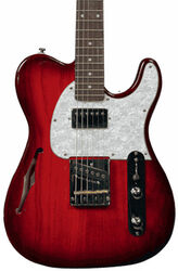 Semi hollow elektriche gitaar G&l Tribute ASAT Classic Bluesboy Semi-Hollow - Red burst