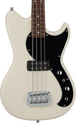 Solid body elektrische bas G&l Fallout Shortscale Bass Tribute (JAT) - Olympic white