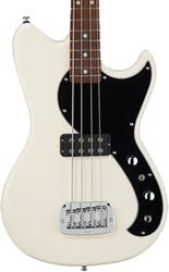 Solid body elektrische bas G&l Tribute Fallout Shortscale Bass (RW) - olympic white