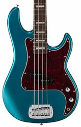 Solid body elektrische bas G&l Tribute LB 100 (RW) - EMERALD BLUE METALLIC