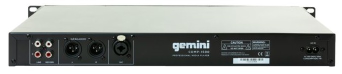 Gemini Cdmp 1500 - MP3 & CD Draaitafel - Variation 1