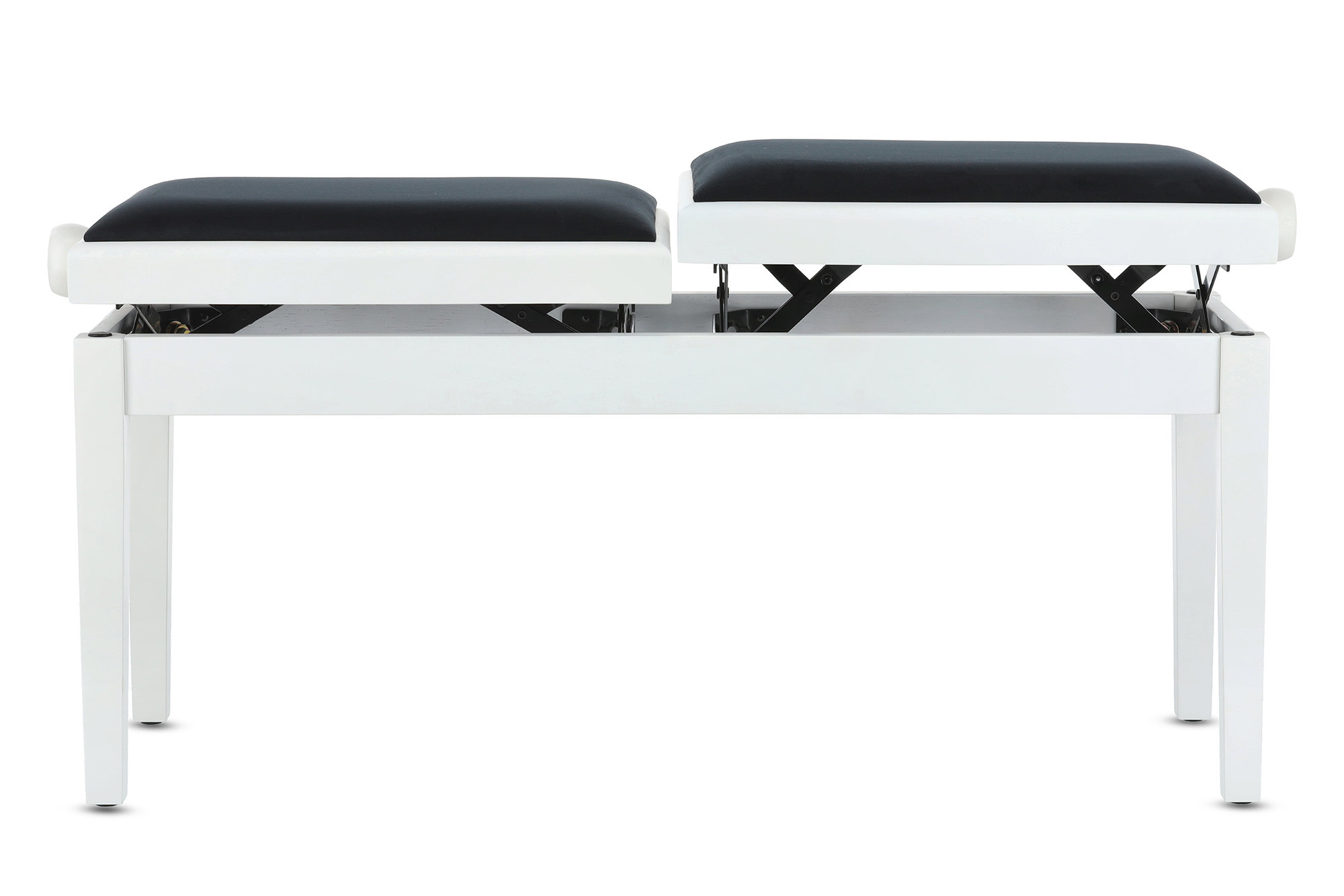 Gewa Banquette Piano Deluxe Double Blanc Mat - Pianobank - Variation 1