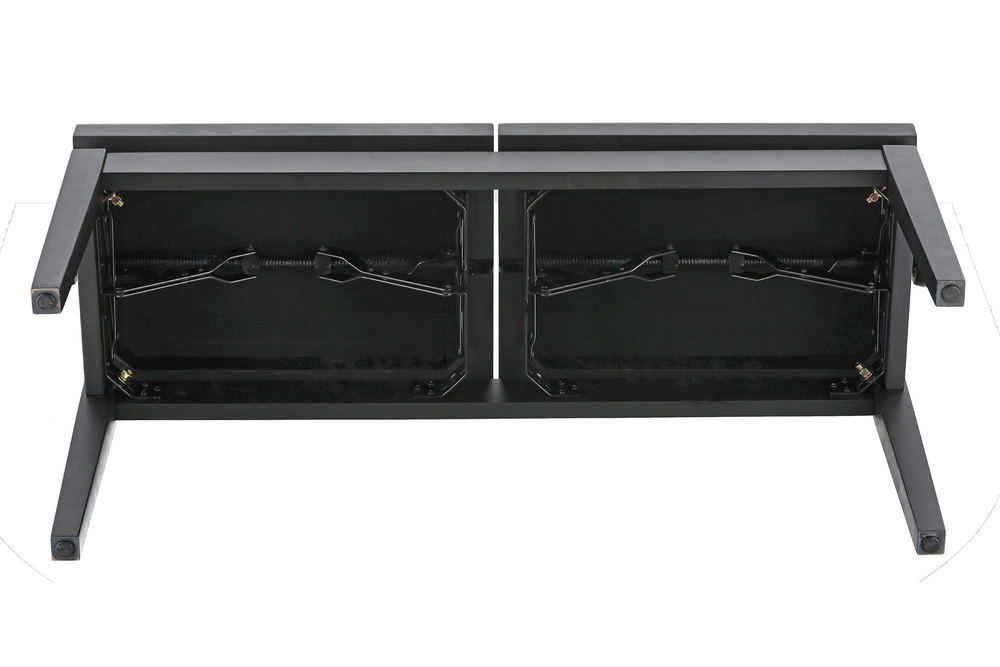 Gewa Banquette Piano Deluxe Double Noir Mat - Pianobank - Variation 4