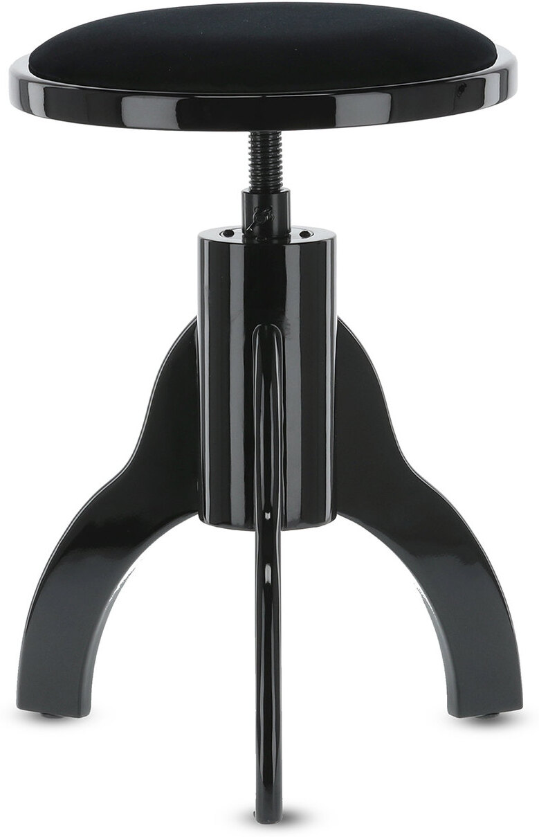 Gewa Tabouret De Piano Deluxe Noir Brillant - Pianobank - Main picture