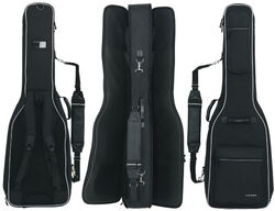 Tas voor akoestische westerngitaar Gewa Housse double Prestige line 25 guitare elect./west. bk