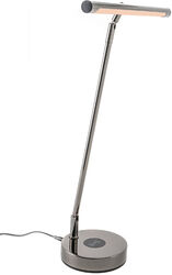 Onderdelen synth & keyboard Gewa LAMPE DE PIANO PL-78 NOIR CHROMÉ BRILLANT