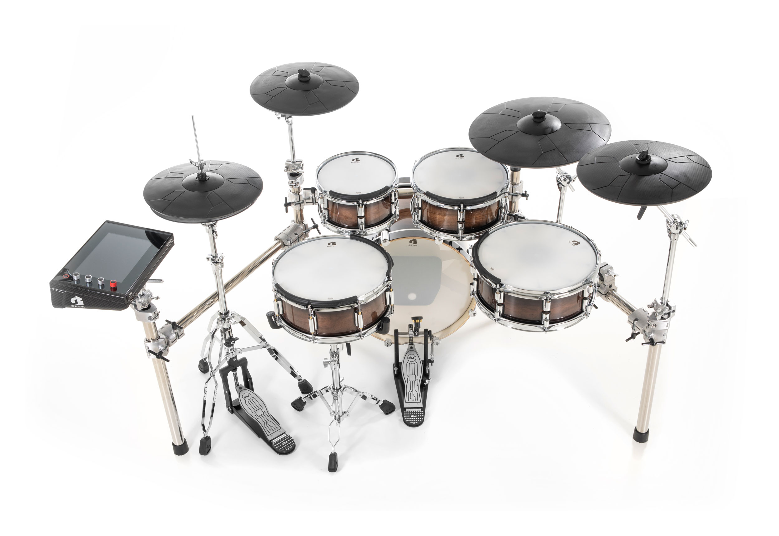 Gewa G9 E-drum Kit Pro L5 Walnut Burst - Elektronisch drumstel - Variation 3