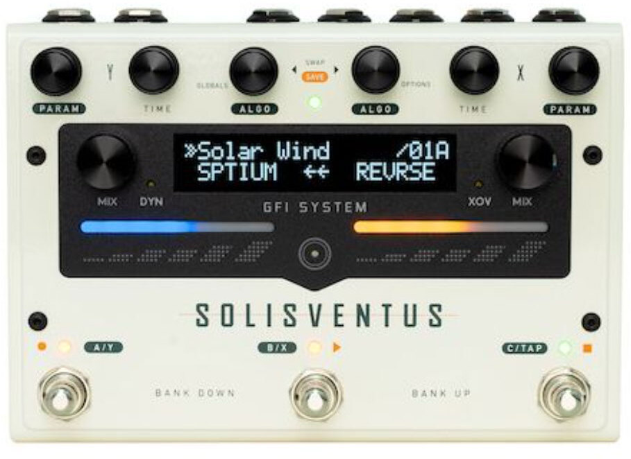 Gfi System Solis Ventus Reverb Delay - Reverb/delay/echo effect pedaal - Main picture