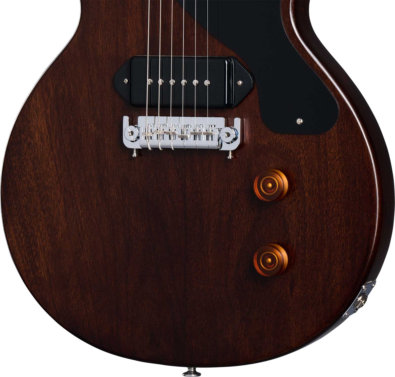 Gibson Charlie Starr Les Paul Junior Ltd Signature 1p90 Ht Rw - Dark Walnut - Kenmerkende elektrische gitaar - Variation 3