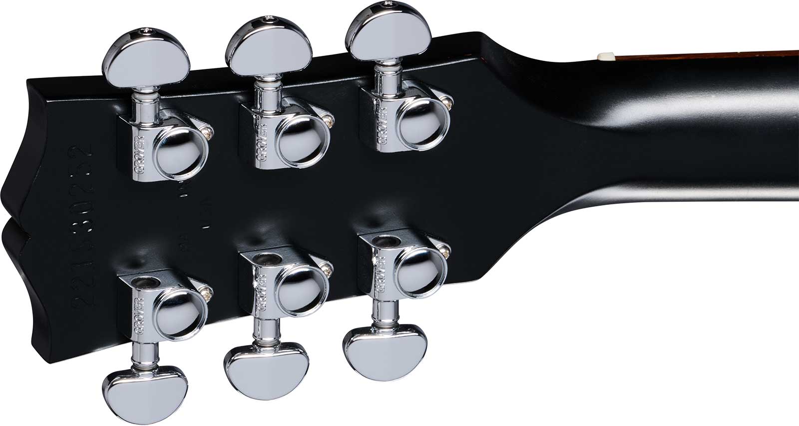 Gibson Charlie Starr Les Paul Junior Ltd Signature 1p90 Ht Rw - Ebony Satin - Enkel gesneden elektrische gitaar - Variation 3