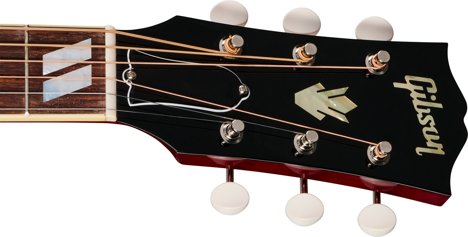Gibson Country Western 60s Original (baggs Hifi Dna) Dreadnought Epicea Acajou Rw - Antique Natural - Folk gitaar - Variation 5