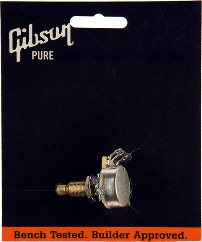 Gibson 500k Ohm Audio Taper Potentiometer Long Shaft - - Knop - Main picture