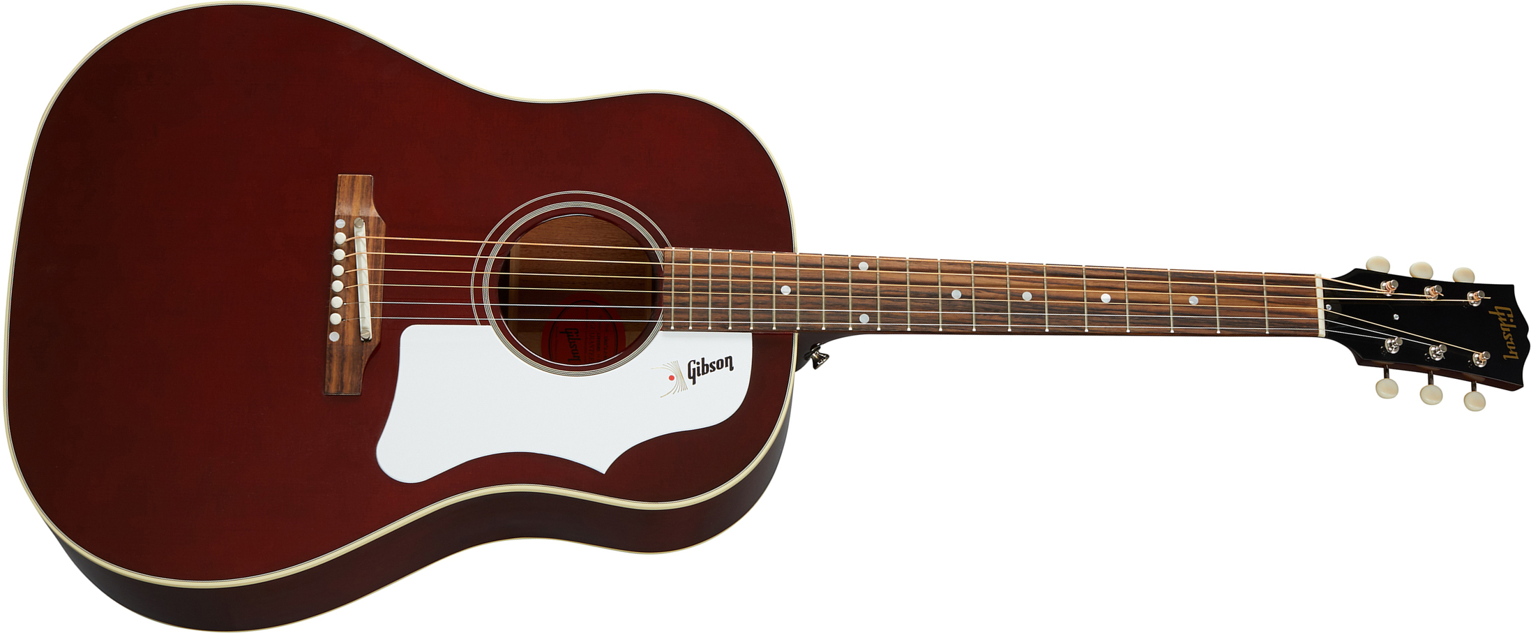 Gibson 60s J-45 Original 2020 Dreanought Epicea Acajou Rw - Wine Red - Westerngitaar & electro - Main picture