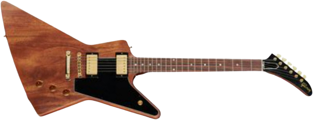 Gibson Custom Shop 1958 Explorer Mahogany Reissue 2h Ht Rw - Vos Walnut - Retro-rock elektrische gitaar - Main picture