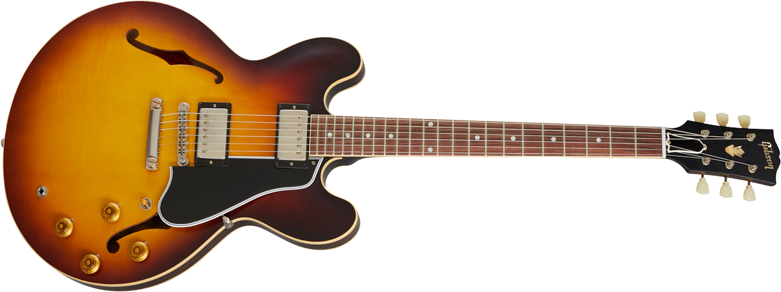 Gibson Custom Shop Historic Es-335 1959 Reissue 2019 2h Ht Rw - Vos Vintage Sunburst - Semi hollow elektriche gitaar - Main picture