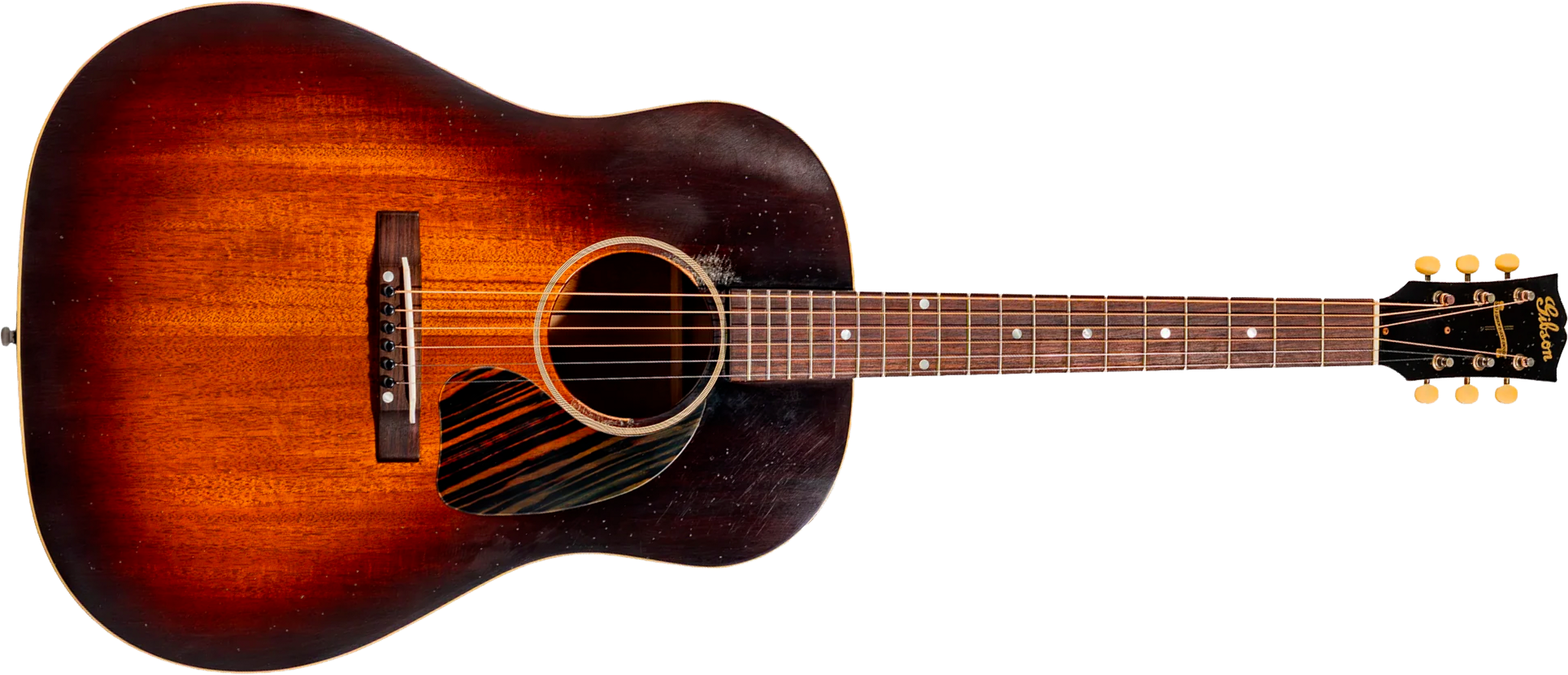 Gibson Custom Shop J45 1942 All Mahogany Greatest Hits Dreadnought Tout Acajou Rw - Murphy Lab Light Aged Vintage Sunburst - Folk gitaar - Main pictur