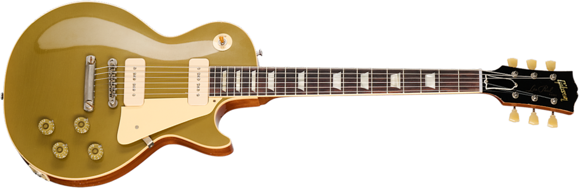 Gibson Custom Shop Les Paul 1955 Namm Show Commemorative 2s P90 Rw - Murphy Lab Light Aged Nugget Gold - Single cut gitaar - Main picture