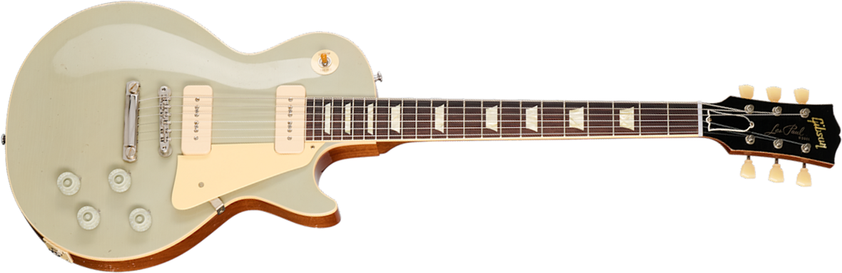 Gibson Custom Shop Les Paul 1955 Namm Show Commemorative 2s P90 Rw - Murphy Lab Light Aged Platinium - Single cut gitaar - Main picture