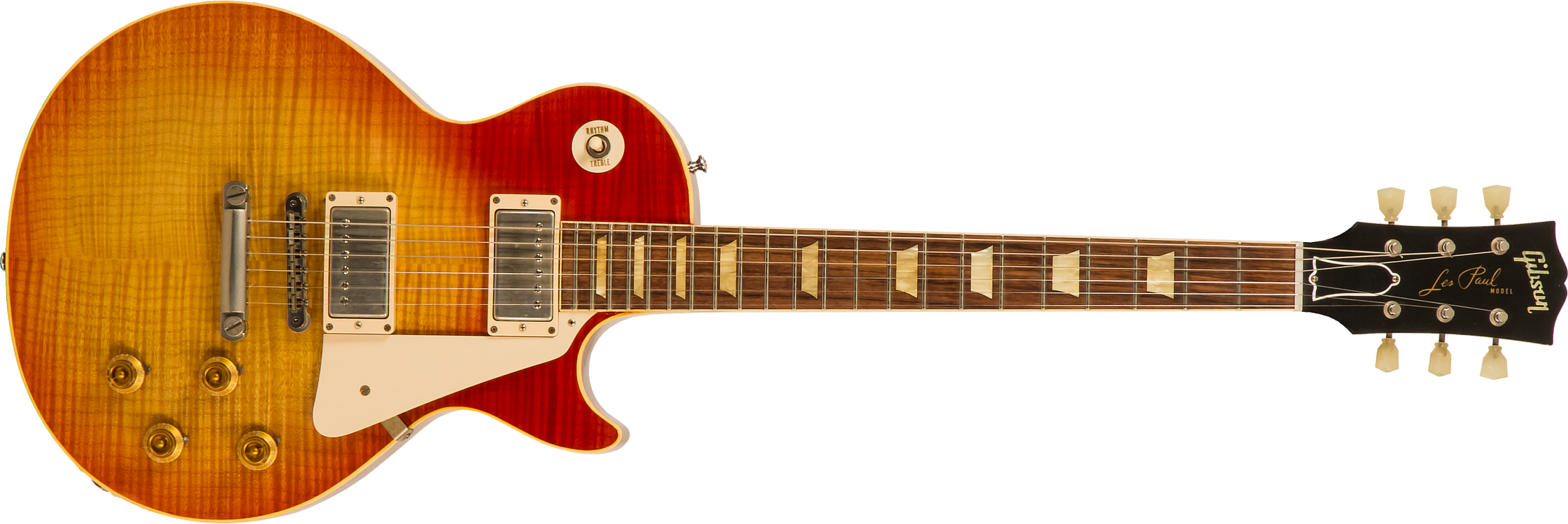 Gibson Custom Shop Les Paul Les Paul 1959 Southern Rock Tribute 2h Rw #srt0021 - Vos Reverse Burst - Enkel gesneden elektrische gitaar - Main picture