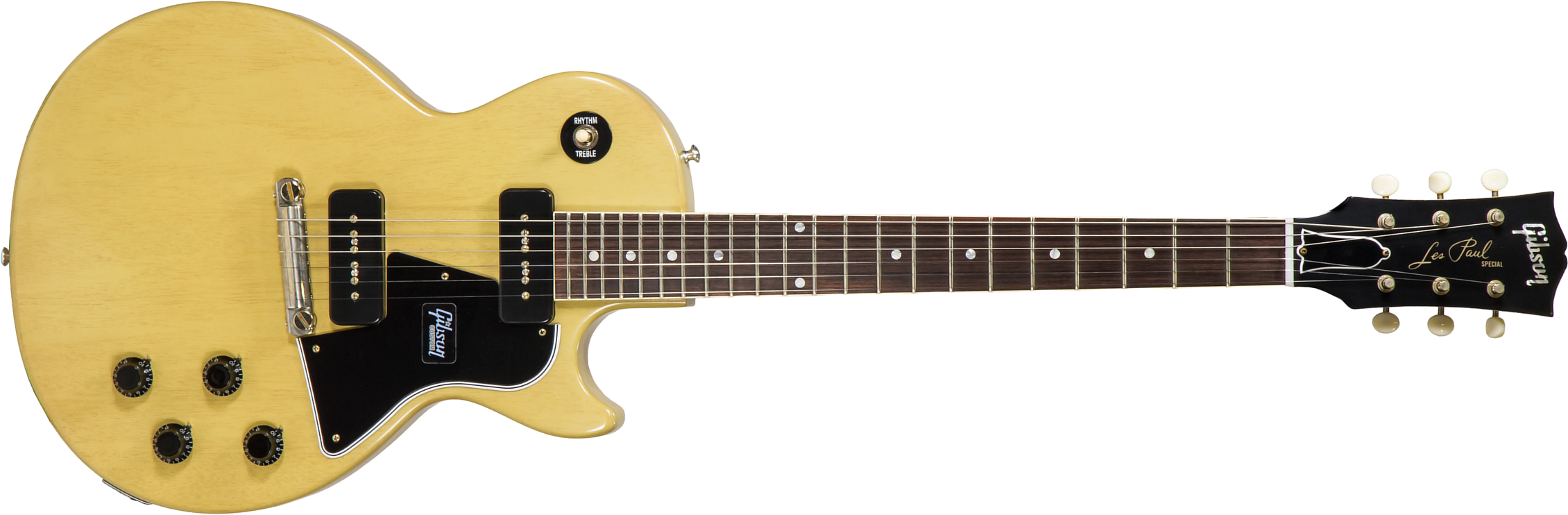 Gibson Custom Shop Les Paul Special 1957 Single Cut Reissue 2p90 Ht Rw - Vos Tv Yellow - Enkel gesneden elektrische gitaar - Main picture
