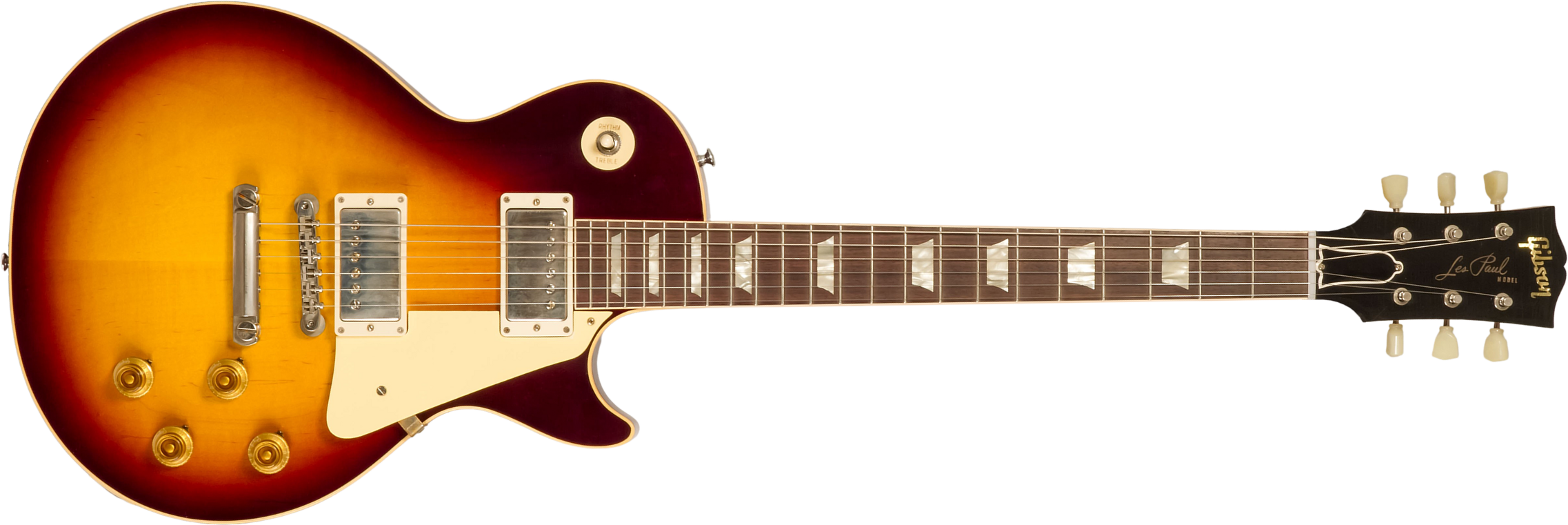 Gibson Custom Shop Les Paul Standard 1958 2h Ht Rw #831395 - Murphy Lab Ultra Light Aged Bourbon Burst - Enkel gesneden elektrische gitaar - Main pict